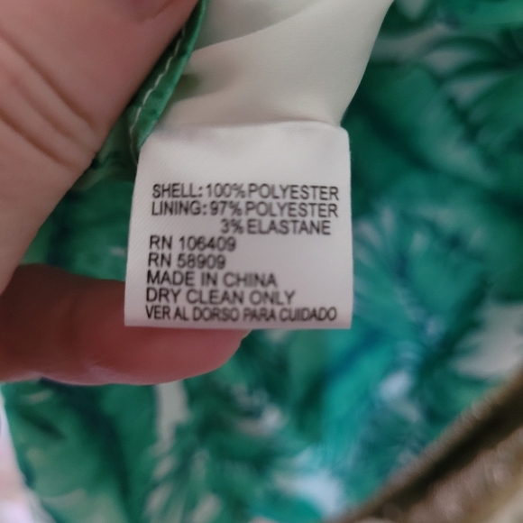 Gianni Bini Bright Green Ivory One Shoulder Pam The Breeze Dress Size Large - Picture 10 of 12